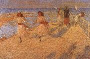 Philip Wilson Steer Girls Running china oil painting reproduction